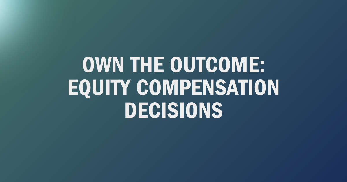 Mason Insights - Framework for Equity Compensation Decisions