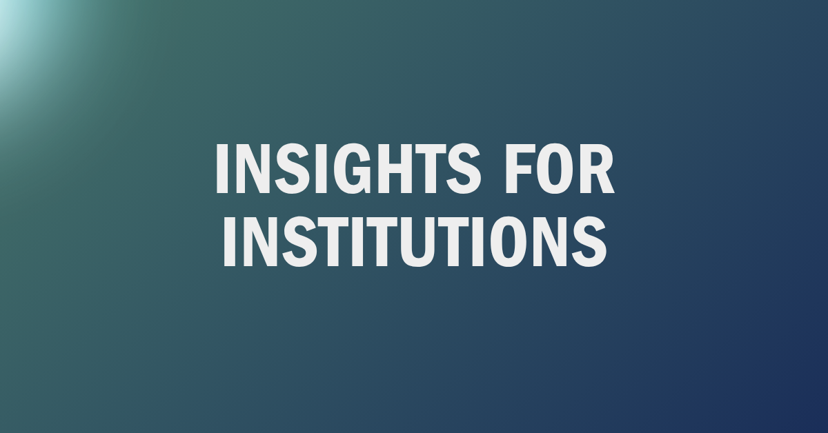 Mason Insights - Insights for Institutions